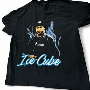 Ice Cube 90s Style Graphic Tee in Black